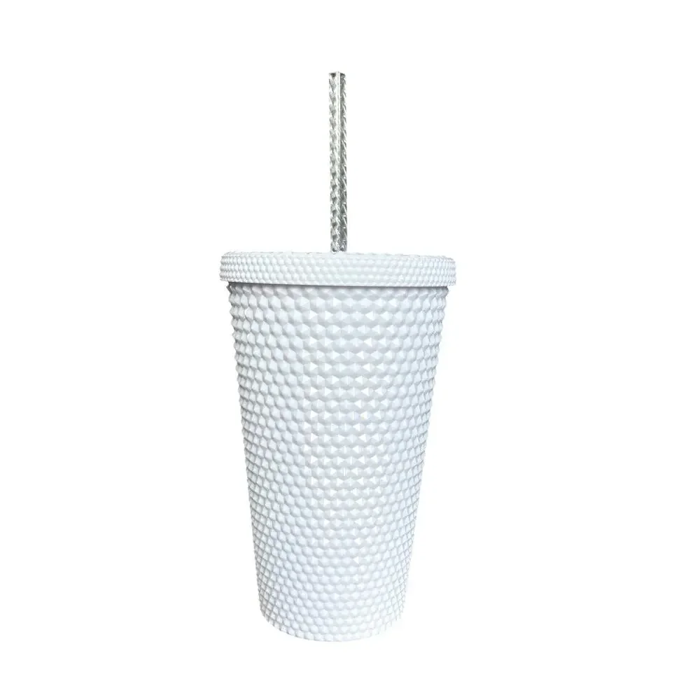 Starbucks White Studded Siren Logo Grande Tumbler 16oz Spring Easter 2024
